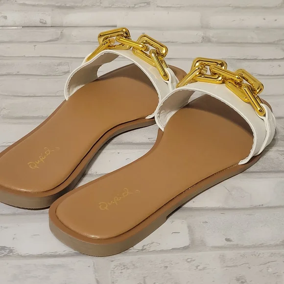 White One Band Sandal - Picture 4 of 4